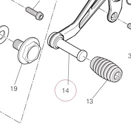 Gearchange lever 45622452AA