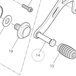 Gearchange lever 45622471AA