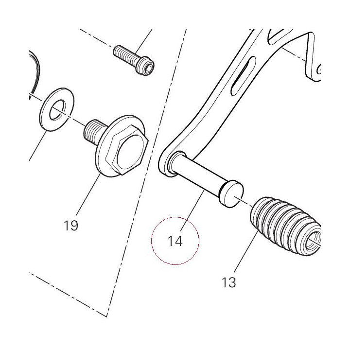 Gearchange lever 45622471AA