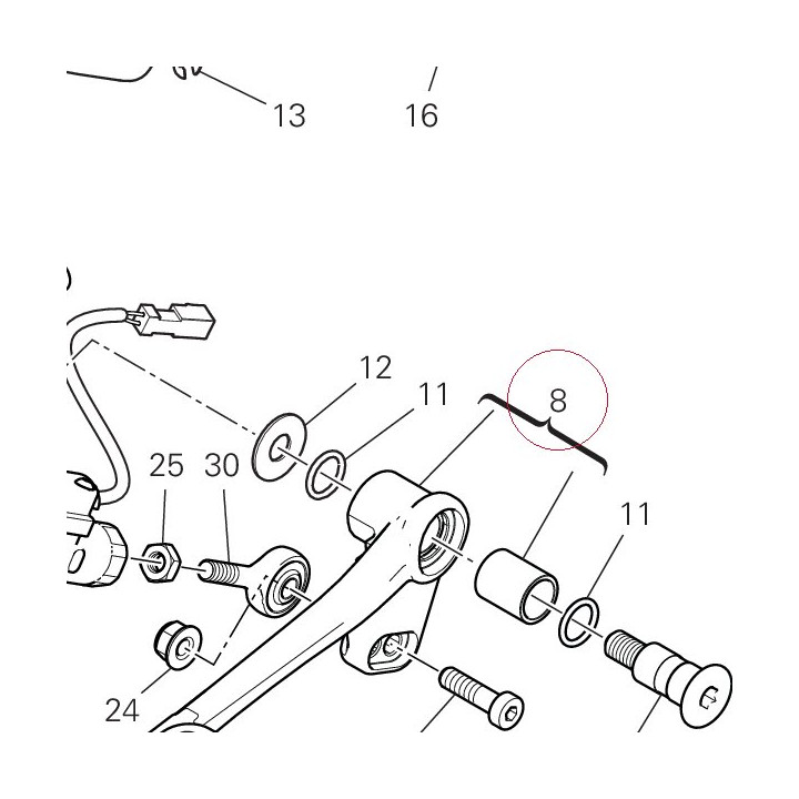 Gearchange lever 45622511AA