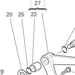 Pedal, gear change 45622581AB