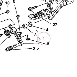 Pedal, brake 45720031A