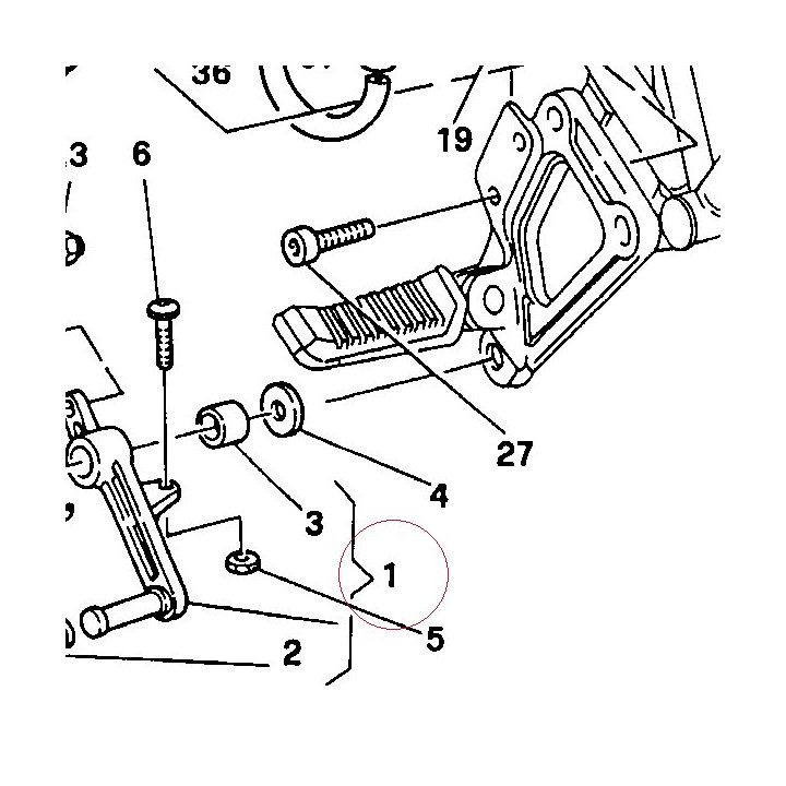 Pedal, brake 45720031AA
