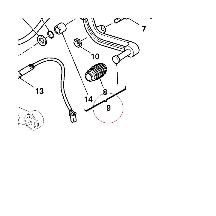 Pedal, brake 45720071A