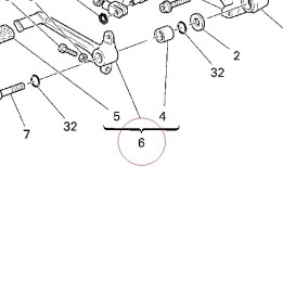 Pedal, brake 45720081A