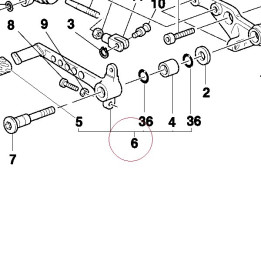 Pedal, brake 45720121A