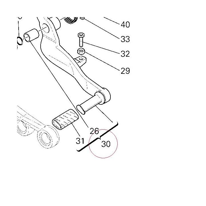 Pedal, brake 45720181B