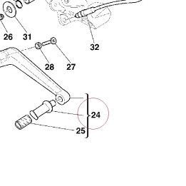 Pedal, brake 45720221A