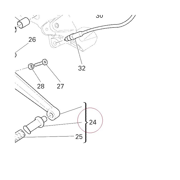 Pedal, brake 45720222A