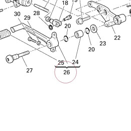 Pedal, brake 45720361B
