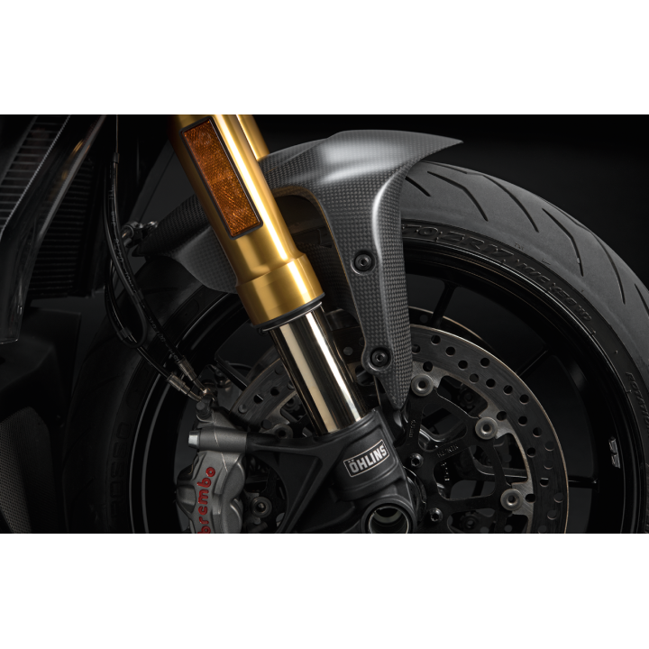 Garde-boue avant carbone Diavel