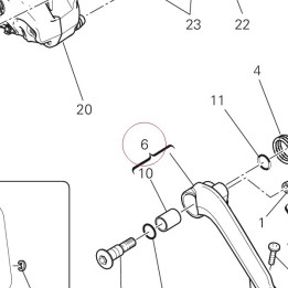 Pedal, brake 45720482A