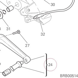Pedal, brake 45720491A