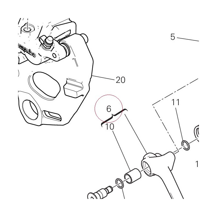 Rear brake lever 45720771BA