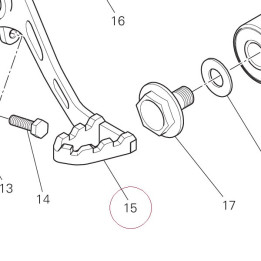 Brake control lever 45720802BA