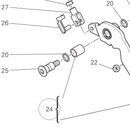 Brake control lever 45721081AA