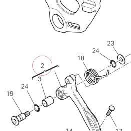 Brake lever assembly 45721172BA