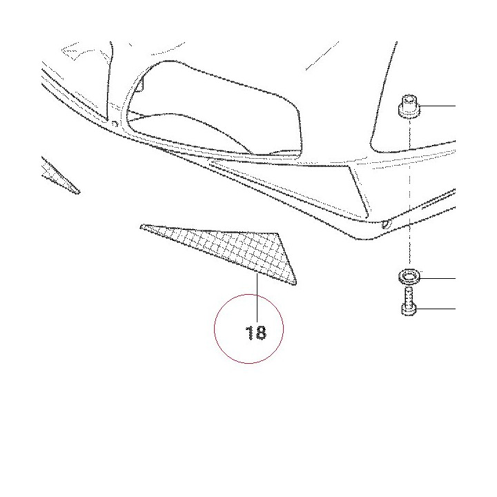 Protection, left 46010561A