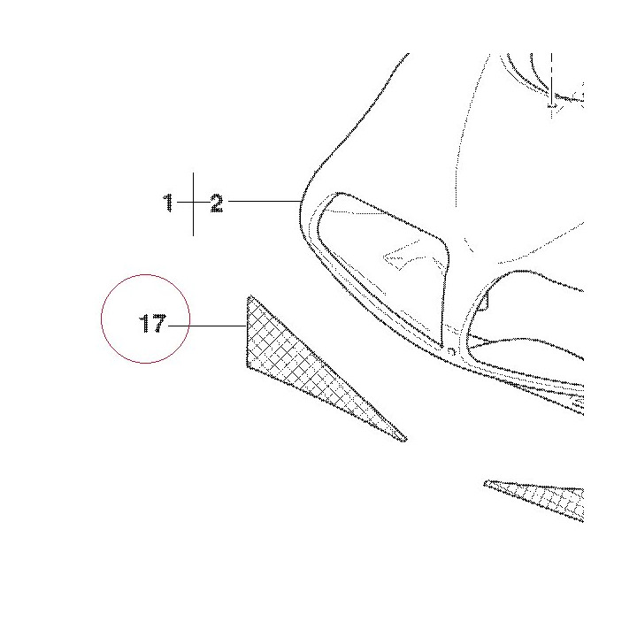 Right cover 46010571A