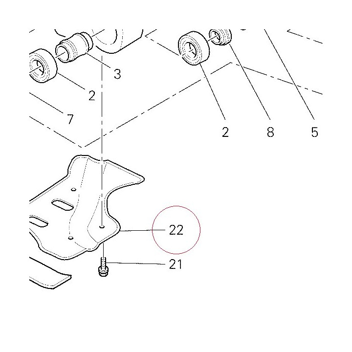 Protector, heat 46011531A