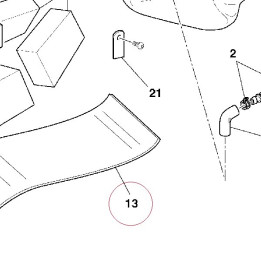 Insulation bush, terminal 46011761A