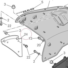 Right bulkhead 46012481A