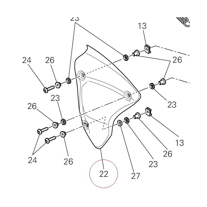 Protector, heat 46012562B
