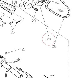 Guard, knuckle, right 46012701C