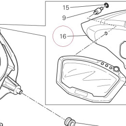 Cover, meter 46012761A