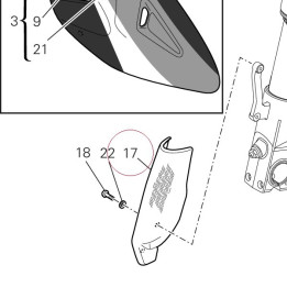 Right cover 46012801E