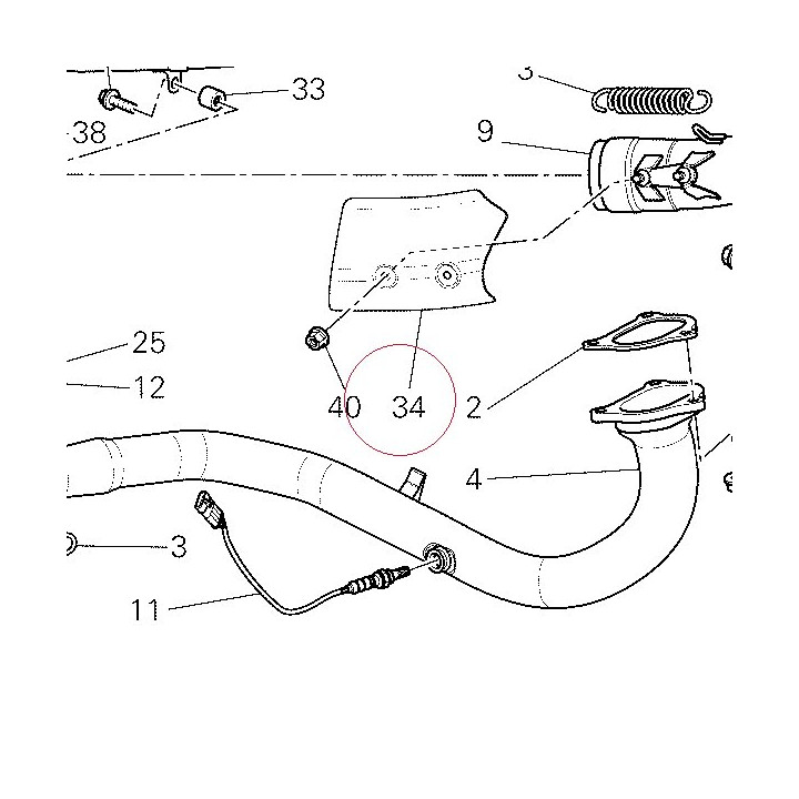 Protector, heat 46012861B