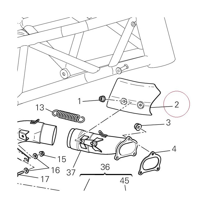 Protector, heat 46012862B