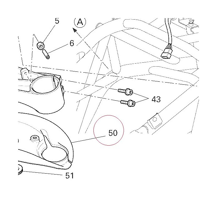 Mudguard, front 46012881A