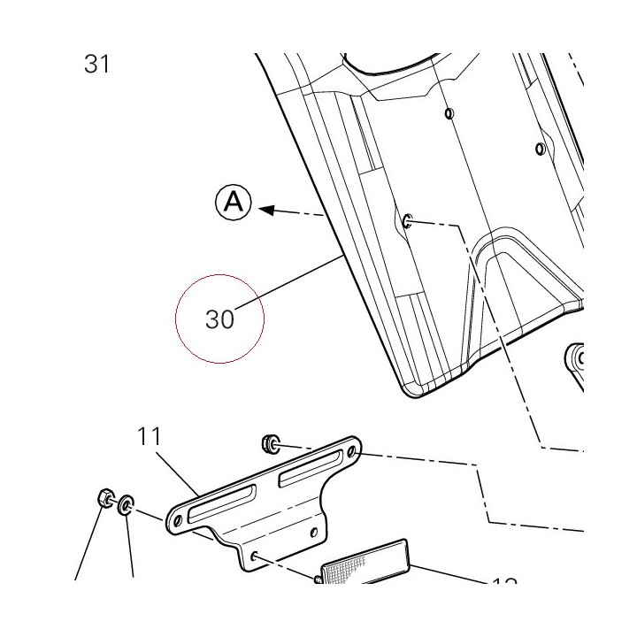Mudflap 46013421A