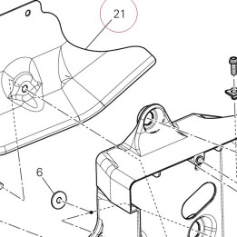 Heat guard battery mount 46013581A