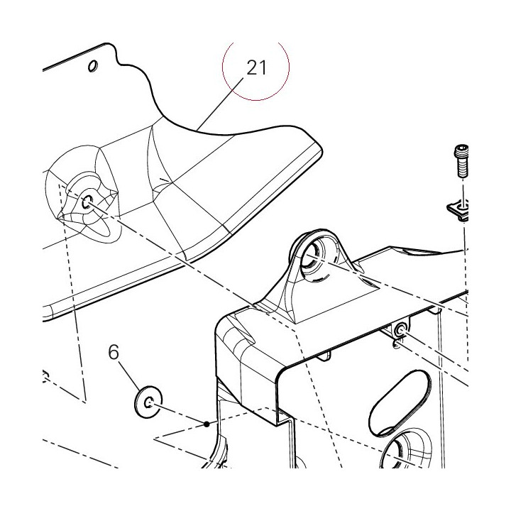 Heat guard battery mount 46013581A