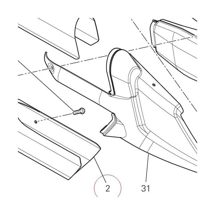 Guard, silencer lower 46013972C
