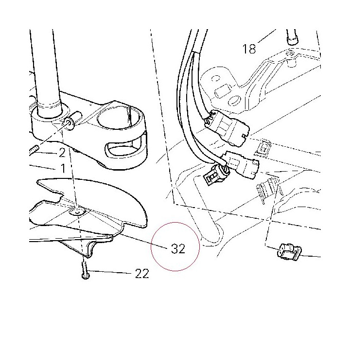 Mudguard, front 46014121A