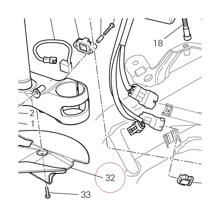 Mudguard, front 46014122A