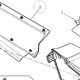 Heat guard right 46014152A