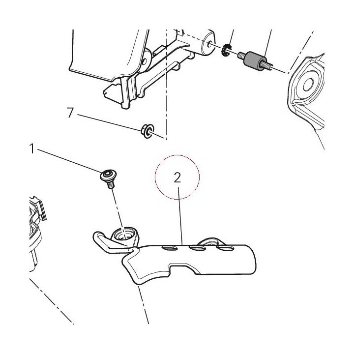 Guard, wiring harness 46014331A