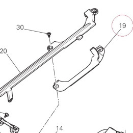 Cover, fr brake pipe 46014871A