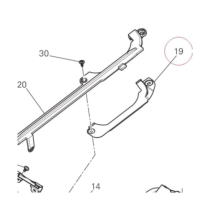Cover, fr brake pipe 46014871A