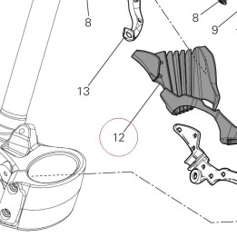Mudguard, front 46014881A