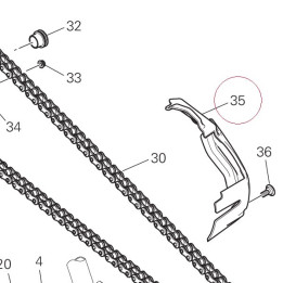 Chain cover 46015061A