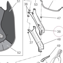 Heat guard bottom 46015393A