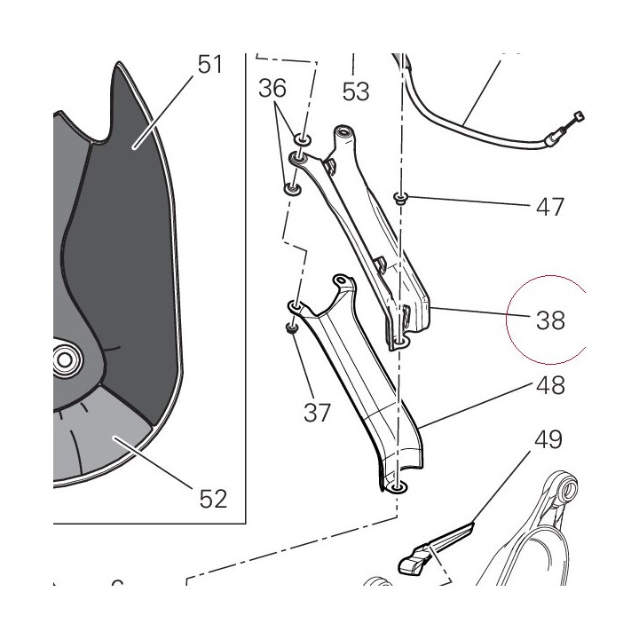 Heat guard bottom 46015393A
