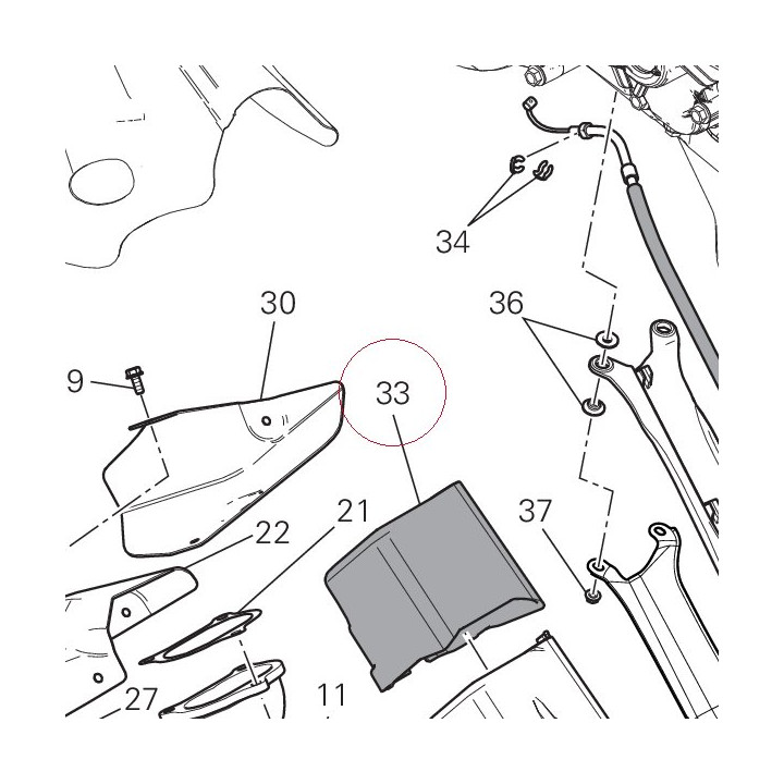 Protection, heat 46015741A