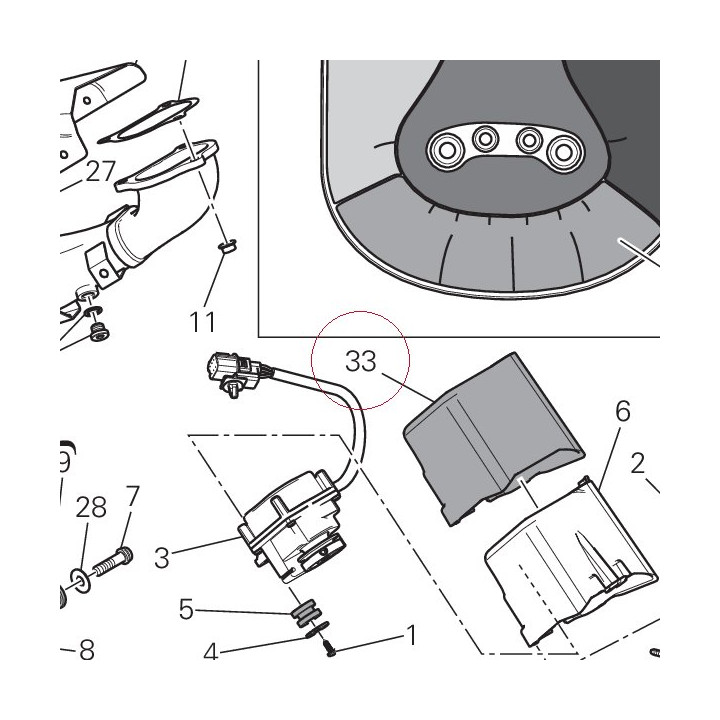 Protection, heat 46015743A