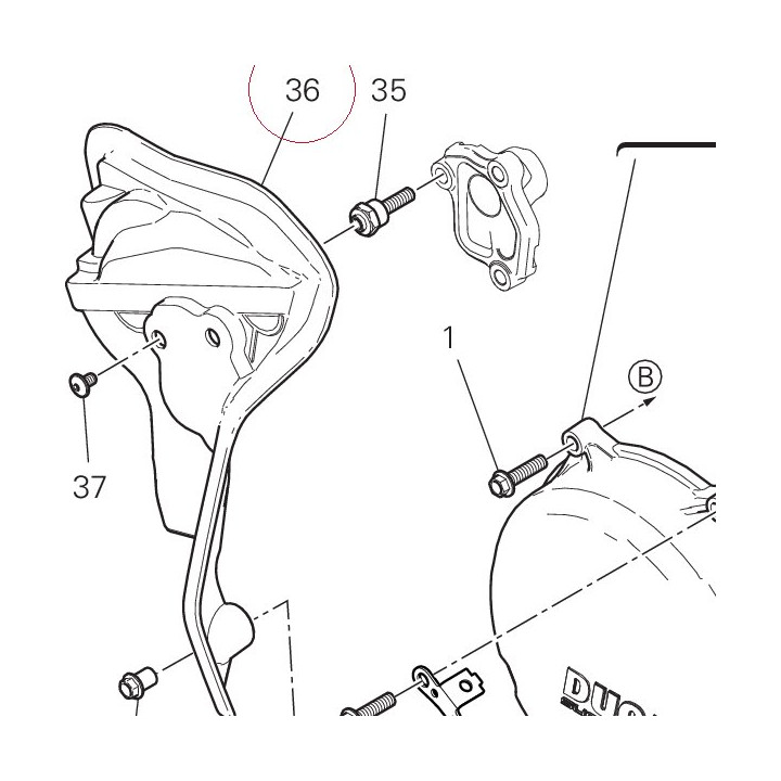Right bulkhead 46016251A